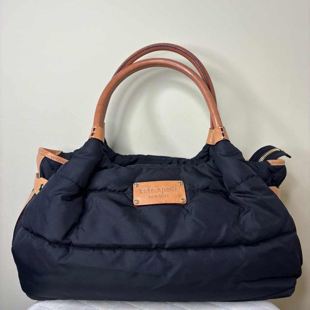 Kate Spade Black and Tan Women's Bag
